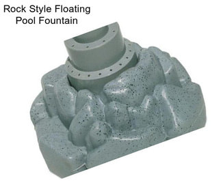 Rock Style Floating Pool Fountain