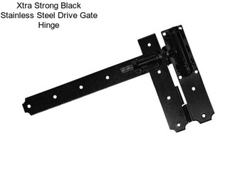 Xtra Strong Black Stainless Steel Drive Gate Hinge