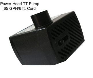 Power Head TT Pump 65 GPH/6 ft. Cord