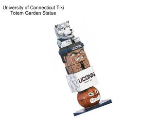 University of Connecticut Tiki Totem Garden Statue