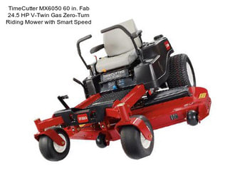TimeCutter MX6050 60 in. Fab 24.5 HP V-Twin Gas Zero-Turn Riding Mower with Smart Speed