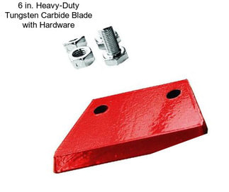 6 in. Heavy-Duty Tungsten Carbide Blade with Hardware