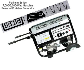 Platinum Series 7,000/6,000-Watt Gasoline Powered Portable Generator
