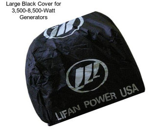 Large Black Cover for 3,500-8,500-Watt Generators