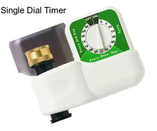 Single Dial Timer