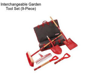 Interchangeable Garden Tool Set (9-Piece)