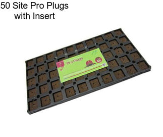 50 Site Pro Plugs with Insert