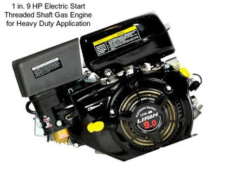 1 in. 9 HP Electric Start Threaded Shaft Gas Engine for Heavy Duty Application