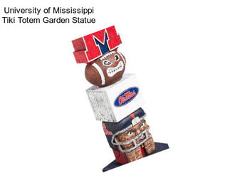 University of Mississippi Tiki Totem Garden Statue