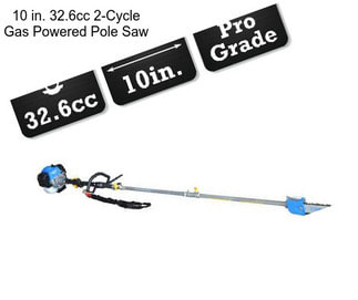 10 in. 32.6cc 2-Cycle Gas Powered Pole Saw