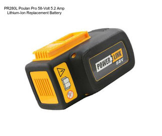 PR280L Poulan Pro 58-Volt 5.2 Amp Lithium-Ion Replacement Battery