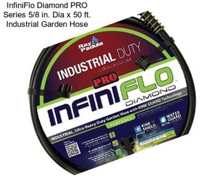 InfiniFlo Diamond PRO Series 5/8 in. Dia x 50 ft. Industrial Garden Hose