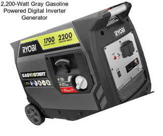 2,200-Watt Gray Gasoline Powered Digital Inverter Generator