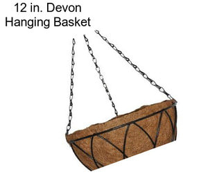 12 in. Devon Hanging Basket