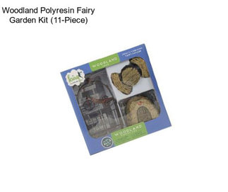 Woodland Polyresin Fairy Garden Kit (11-Piece)