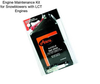 Engine Maintenance Kit for Snowblowers with LCT Engines