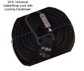 24 ft. Universal Cable/Strap Lock with Locking Carabineer