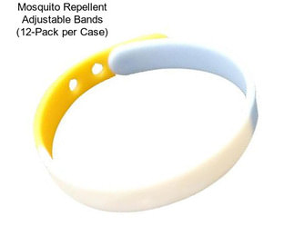 Mosquito Repellent Adjustable Bands (12-Pack per Case)