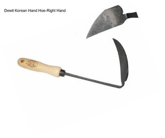 Dewit Korean Hand Hoe-Right Hand