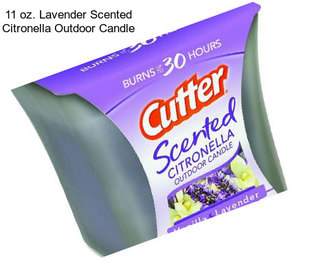 11 oz. Lavender Scented Citronella Outdoor Candle