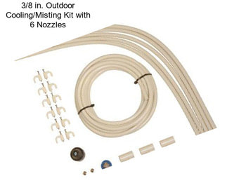 3/8 in. Outdoor Cooling/Misting Kit with 6 Nozzles