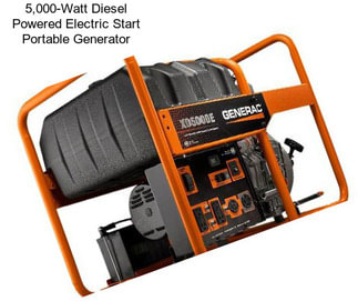 5,000-Watt Diesel Powered Electric Start Portable Generator