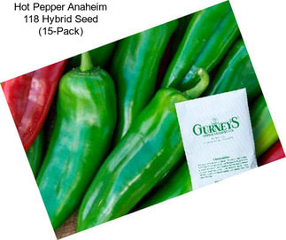 Hot Pepper Anaheim 118 Hybrid Seed (15-Pack)