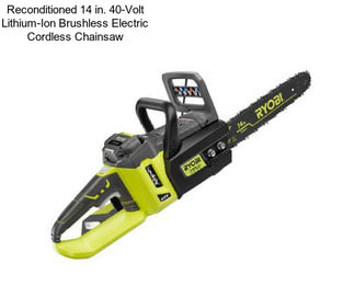 Reconditioned 14 in. 40-Volt Lithium-Ion Brushless Electric Cordless Chainsaw