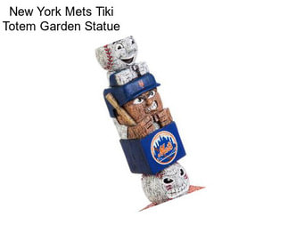 New York Mets Tiki Totem Garden Statue