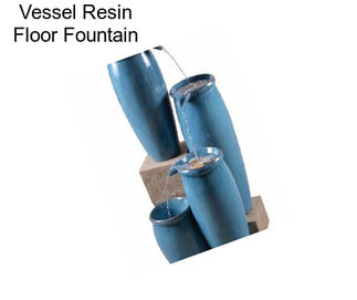 Vessel Resin Floor Fountain