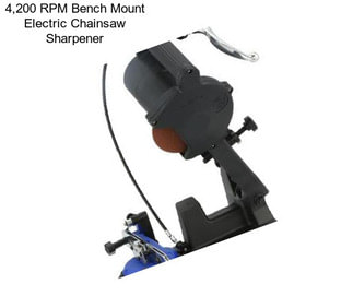 4,200 RPM Bench Mount Electric Chainsaw Sharpener
