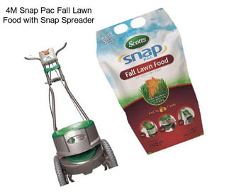 4M Snap Pac Fall Lawn Food with Snap Spreader