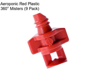 Aeroponic Red Plastic 360° Misters (9 Pack)