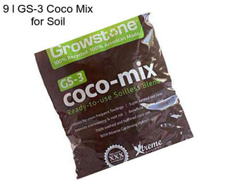 9 l GS-3 Coco Mix for Soil
