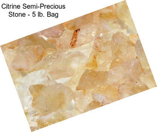 Citrine Semi-Precious Stone - 5 lb. Bag
