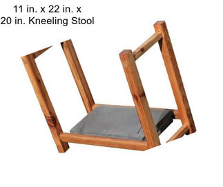 11 in. x 22 in. x 20 in. Kneeling Stool