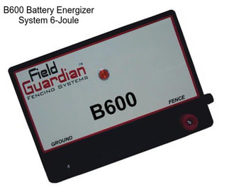 B600 Battery Energizer System 6-Joule