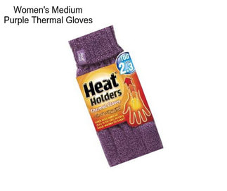 Women\'s Medium Purple Thermal Gloves