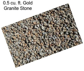 0.5 cu. ft. Gold Granite Stone