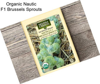 Organic Nautic F1 Brussels Sprouts