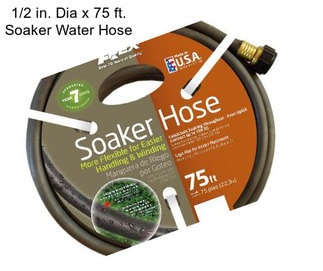 1/2 in. Dia x 75 ft. Soaker Water Hose