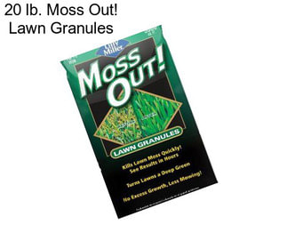 20 lb. Moss Out! Lawn Granules