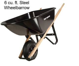 6 cu. ft. Steel Wheelbarrow