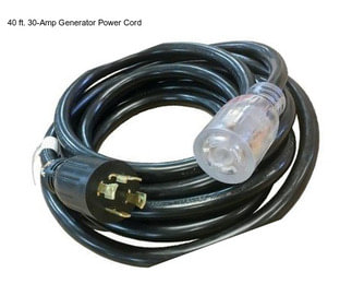 40 ft. 30-Amp Generator Power Cord