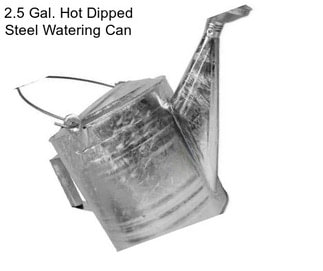 2.5 Gal. Hot Dipped Steel Watering Can