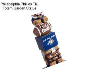 Philadelphia Phillies Tiki Totem Garden Statue