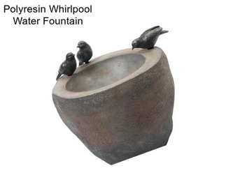 Polyresin Whirlpool Water Fountain