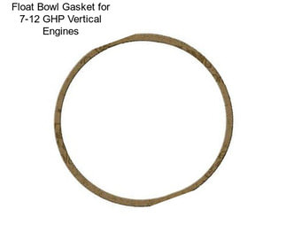 Float Bowl Gasket for 7-12 GHP Vertical Engines