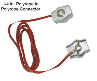 1/4 in. Polyrope to Polyrope Connector