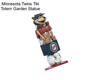 Minnesota Twins Tiki Totem Garden Statue